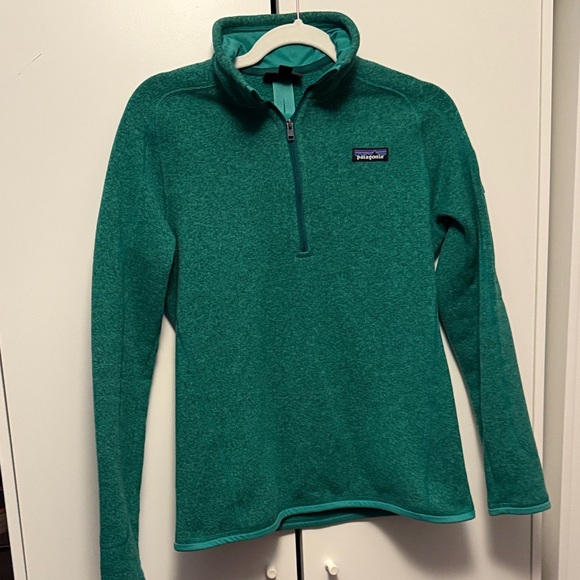 Patagonia Jackets & Blazers - Patagonia Green Quarter-Zip Fleece